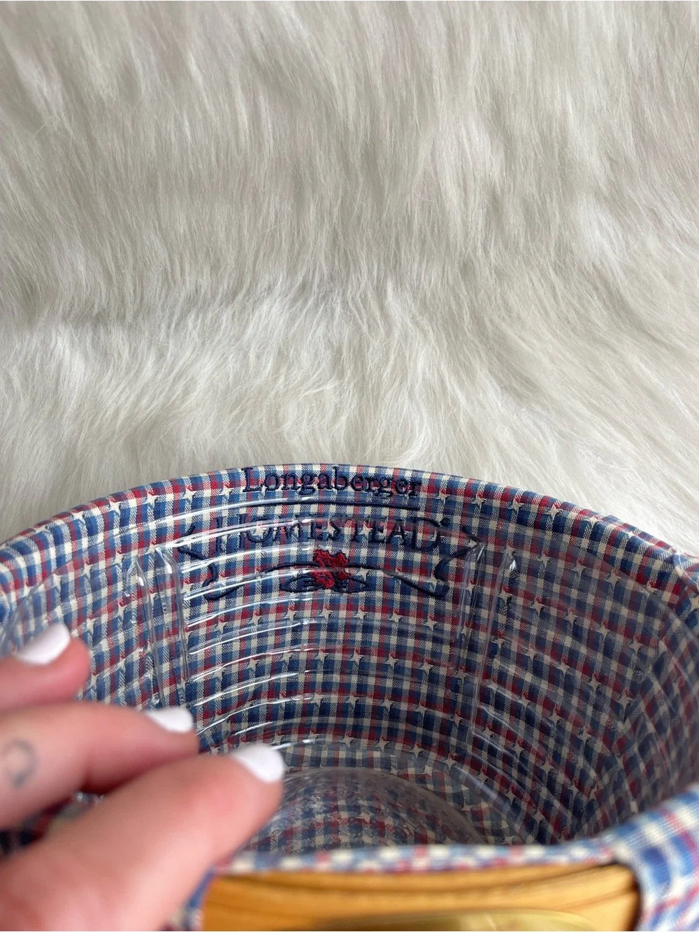 Longaberger Woven Memories vintage farmhouse basket